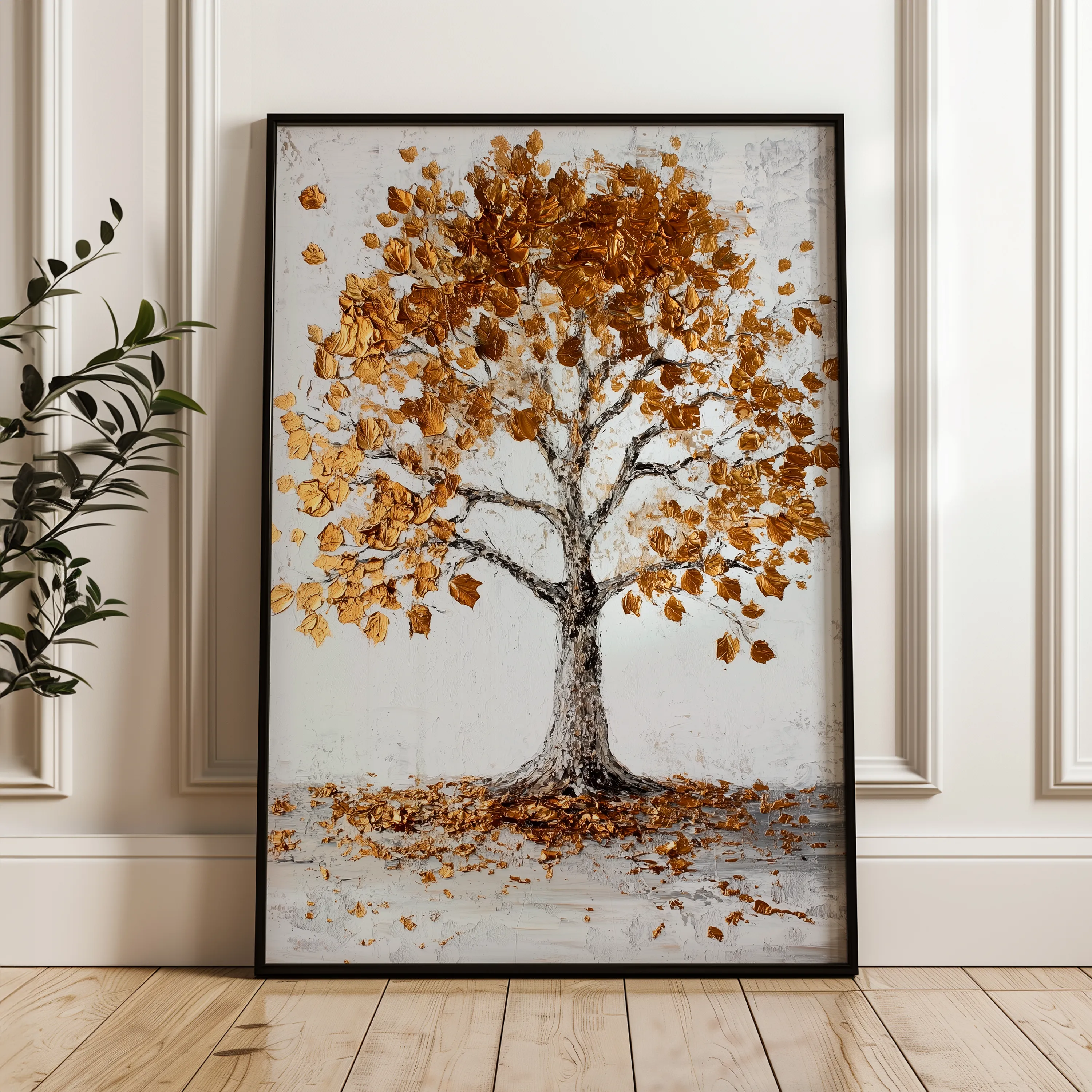 Landscape 310 Canvas Art 18" x 24" / 45 x 60 cm / Black