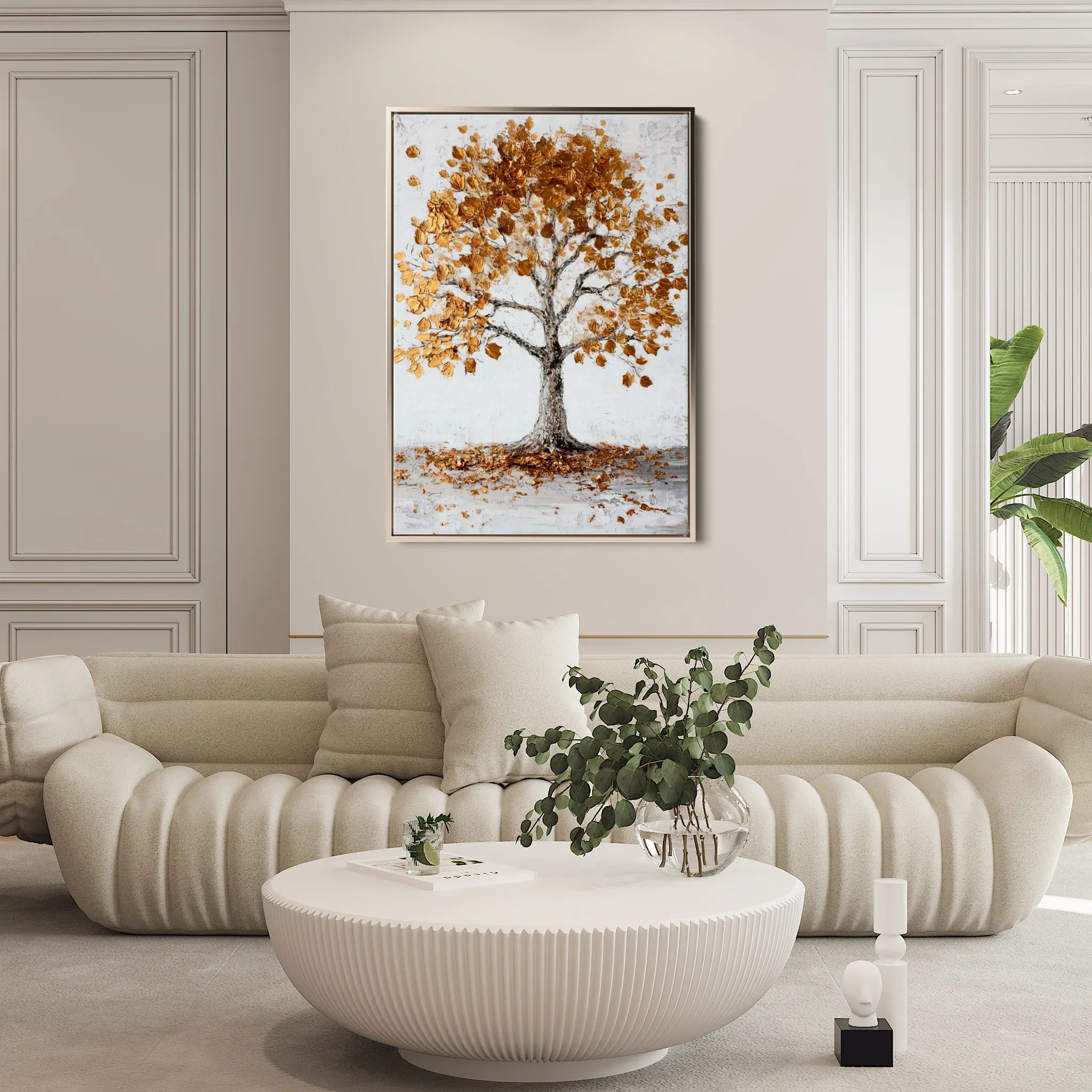 Landscape 310 Canvas Art 18" x 24" / 45 x 60 cm / Black