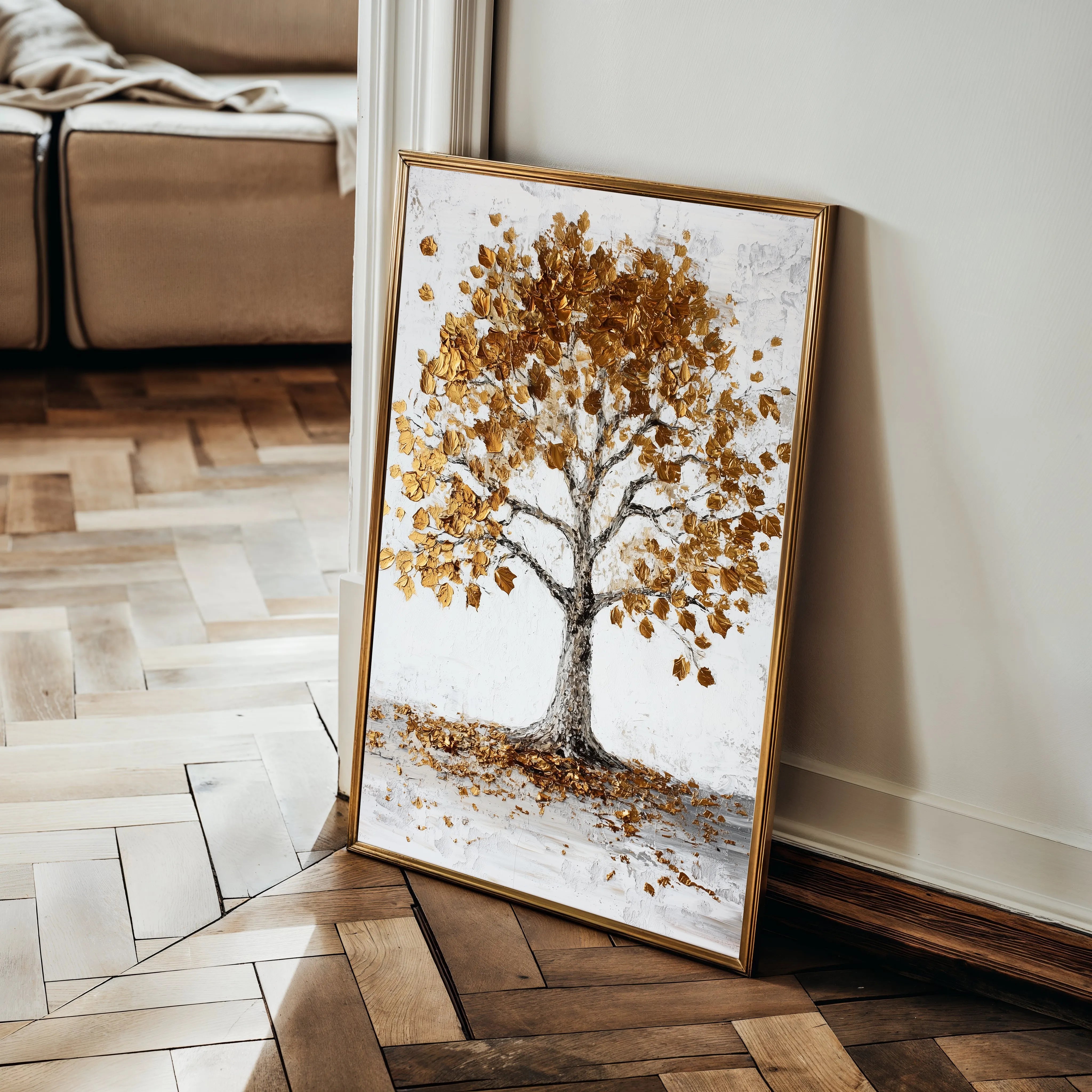 Landscape 310 Canvas Art 18" x 24" / 45 x 60 cm / Black