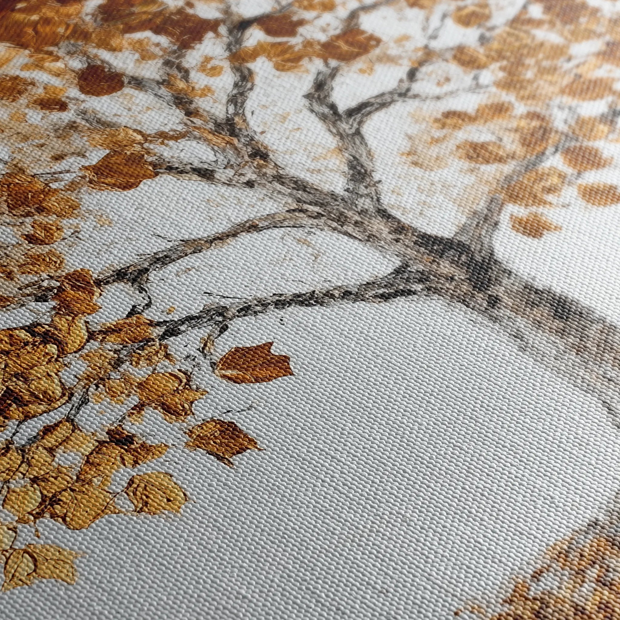 Landscape 310 Canvas Art 18" x 24" / 45 x 60 cm / Black
