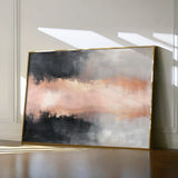 Abstract 311 Canvas Art 18" x 24" / 45 x 60 cm / Black