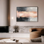 Abstract 311 Canvas Art 18" x 24" / 45 x 60 cm / Black