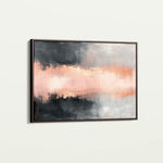 Abstract 311 Canvas Art 18" x 24" / 45 x 60 cm / Black