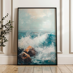 Landscape 311 Canvas Art 18" x 24" / 45 x 60 cm / Black