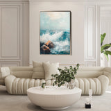 Landscape 311 Canvas Art 18" x 24" / 45 x 60 cm / Black