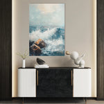 Landscape 311 Canvas Art 18" x 24" / 45 x 60 cm / Black