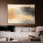 Abstract 312 Canvas Art 18" x 24" / 45 x 60 cm / Black