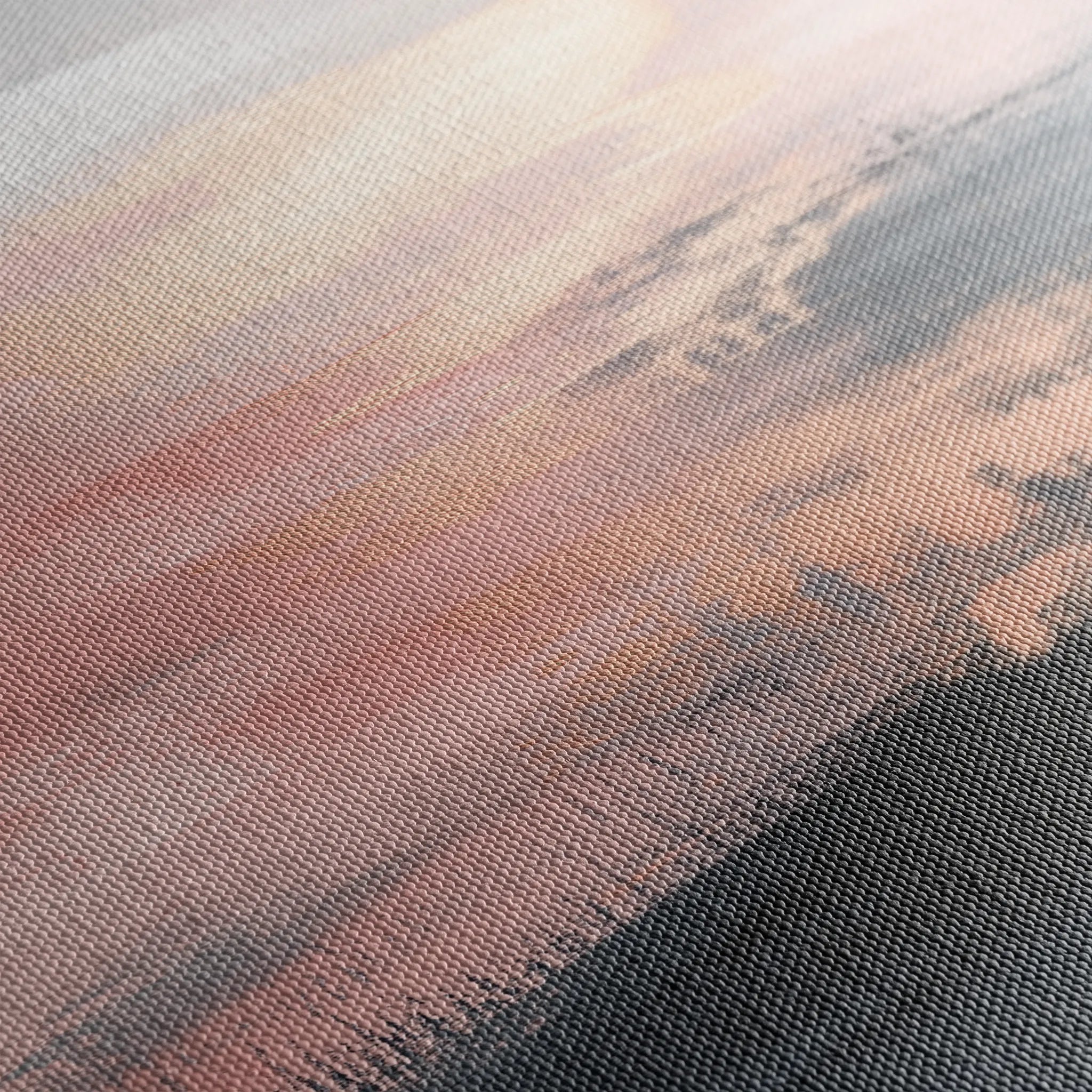 Abstract 313 Canvas Art 18" x 24" / 45 x 60 cm / Black