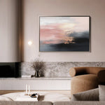 Abstract 313 Canvas Art 60 x 40 cm / Black