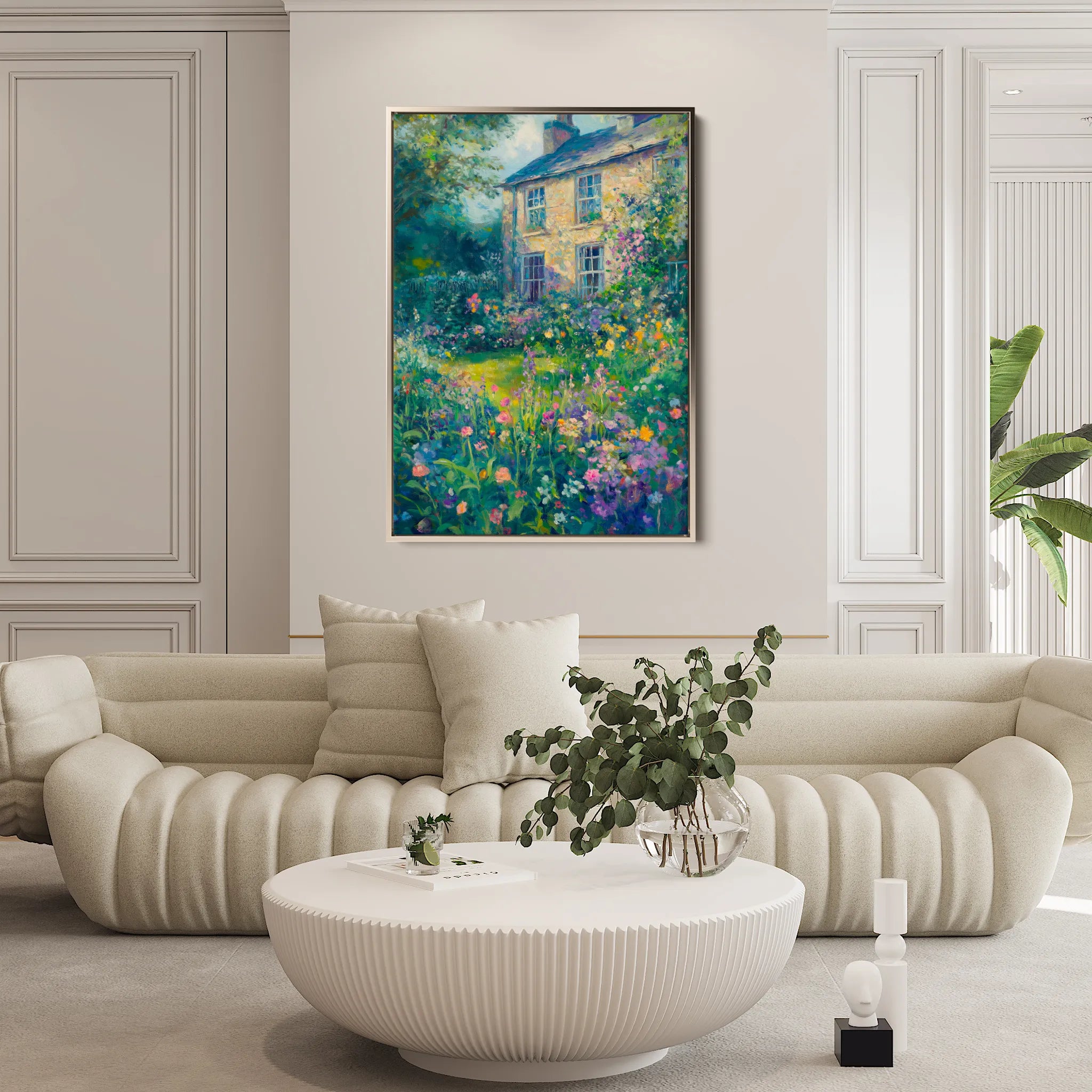 Landscape 313 Canvas Art 18" x 24" / 45 x 60 cm / Black