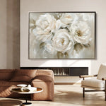 Floral 314 Canvas Art 60 x 40 cm / Black