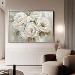 Floral 314 Canvas Art 60 x 40 cm / Black