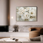 Floral 314 Canvas Art 60 x 40 cm / Black