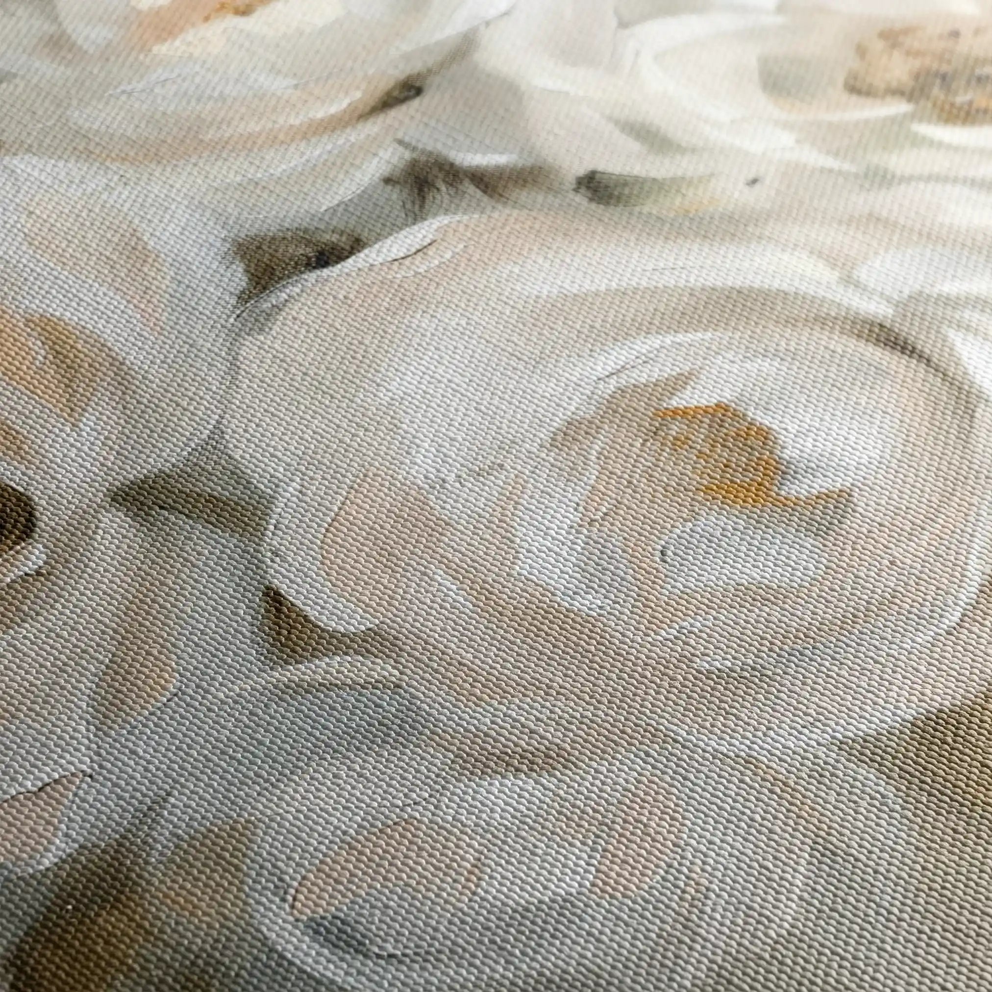 Floral 314 Canvas Art 60 x 40 cm / Black