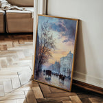 Landscape 314 Canvas Art 18" x 24" / 45 x 60 cm / Black