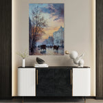 Landscape 314 Canvas Art 18" x 24" / 45 x 60 cm / Black