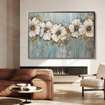 Floral 315 Canvas Art 60 x 40 cm / Black