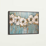 Floral 315 Canvas Art 60 x 40 cm / Black