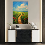 Landscape 315 Canvas Art 18" x 24" / 45 x 60 cm / Black