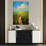 Landscape 315 Canvas Art 18" x 24" / 45 x 60 cm / Black