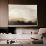 Abstract 316 Canvas Art 18" x 24" / 45 x 60 cm / Black