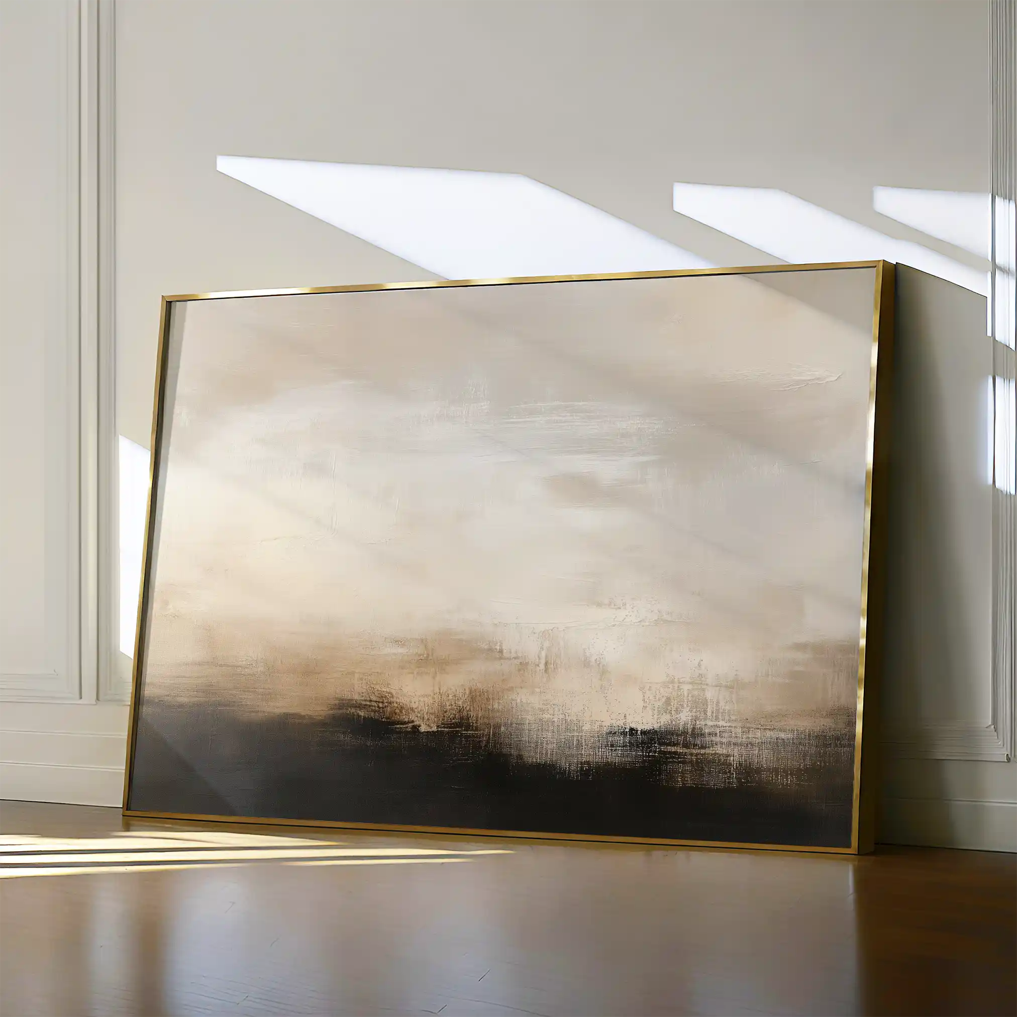 Abstract 316 Canvas Art 18" x 24" / 45 x 60 cm / Black