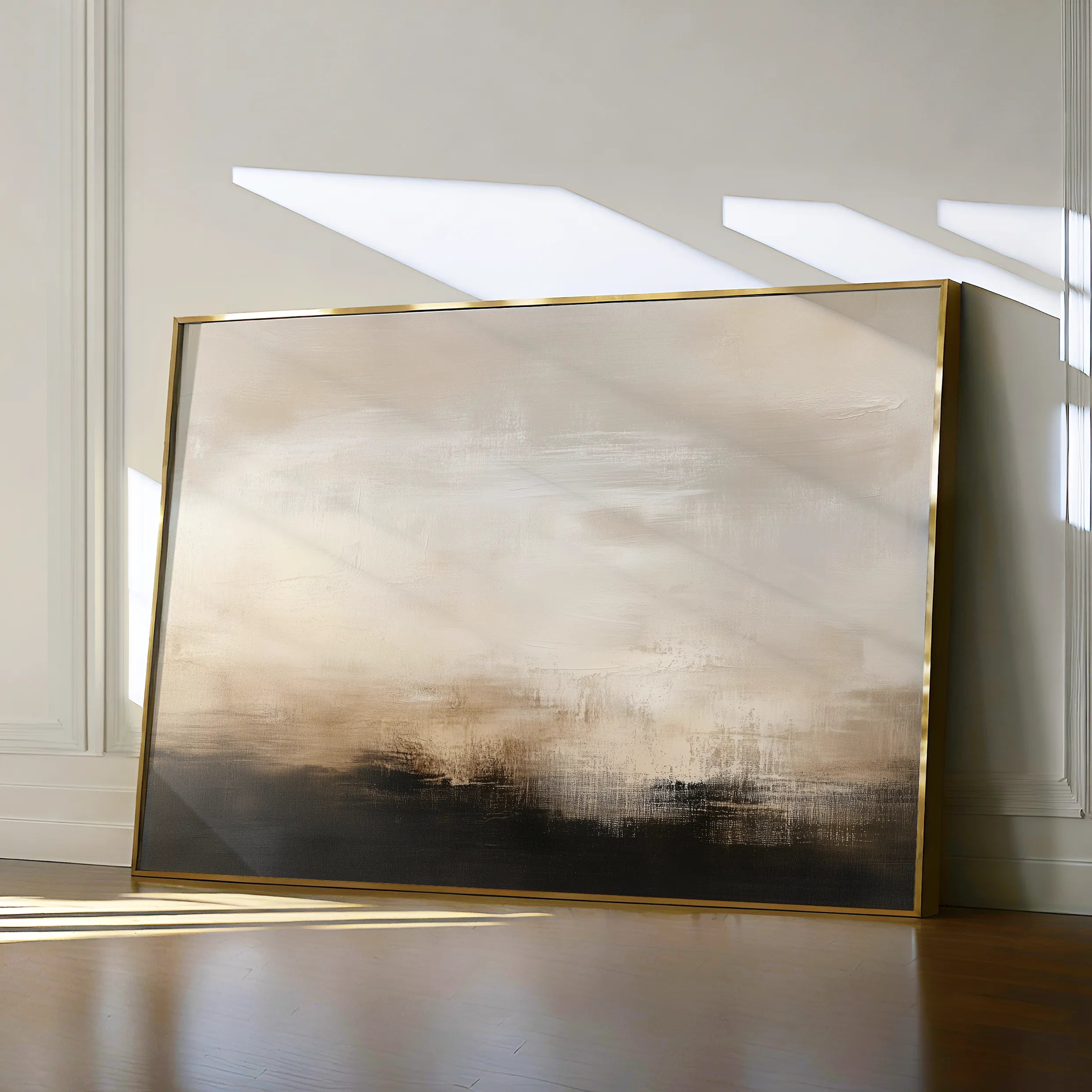 Abstract 316 Canvas Art 18" x 24" / 45 x 60 cm / Black