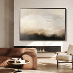 Abstract 316 Canvas Art 18" x 24" / 45 x 60 cm / Black