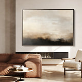 Abstract 316 Canvas Art 18" x 24" / 45 x 60 cm / Black