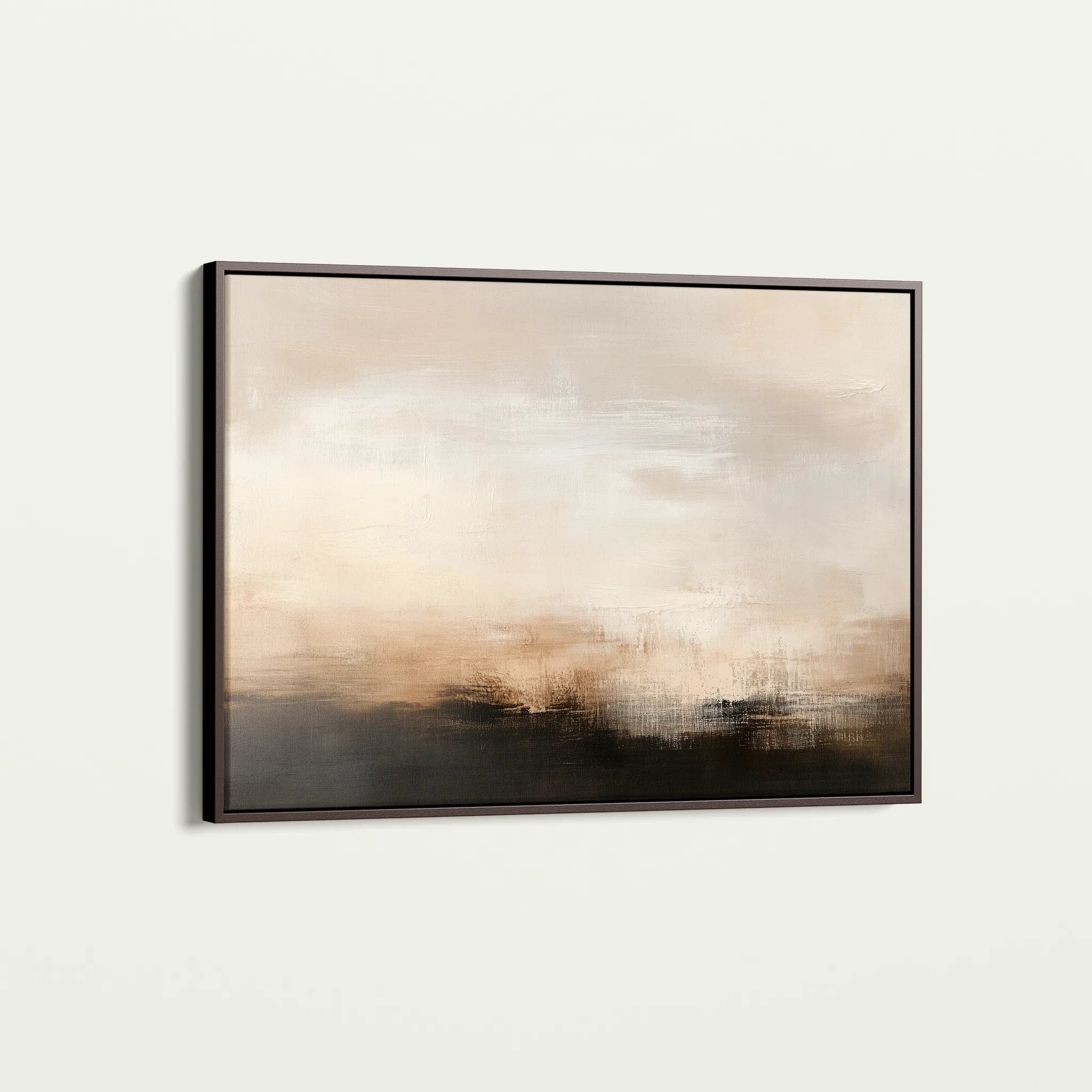 Abstract 316 Canvas Art 18" x 24" / 45 x 60 cm / Black