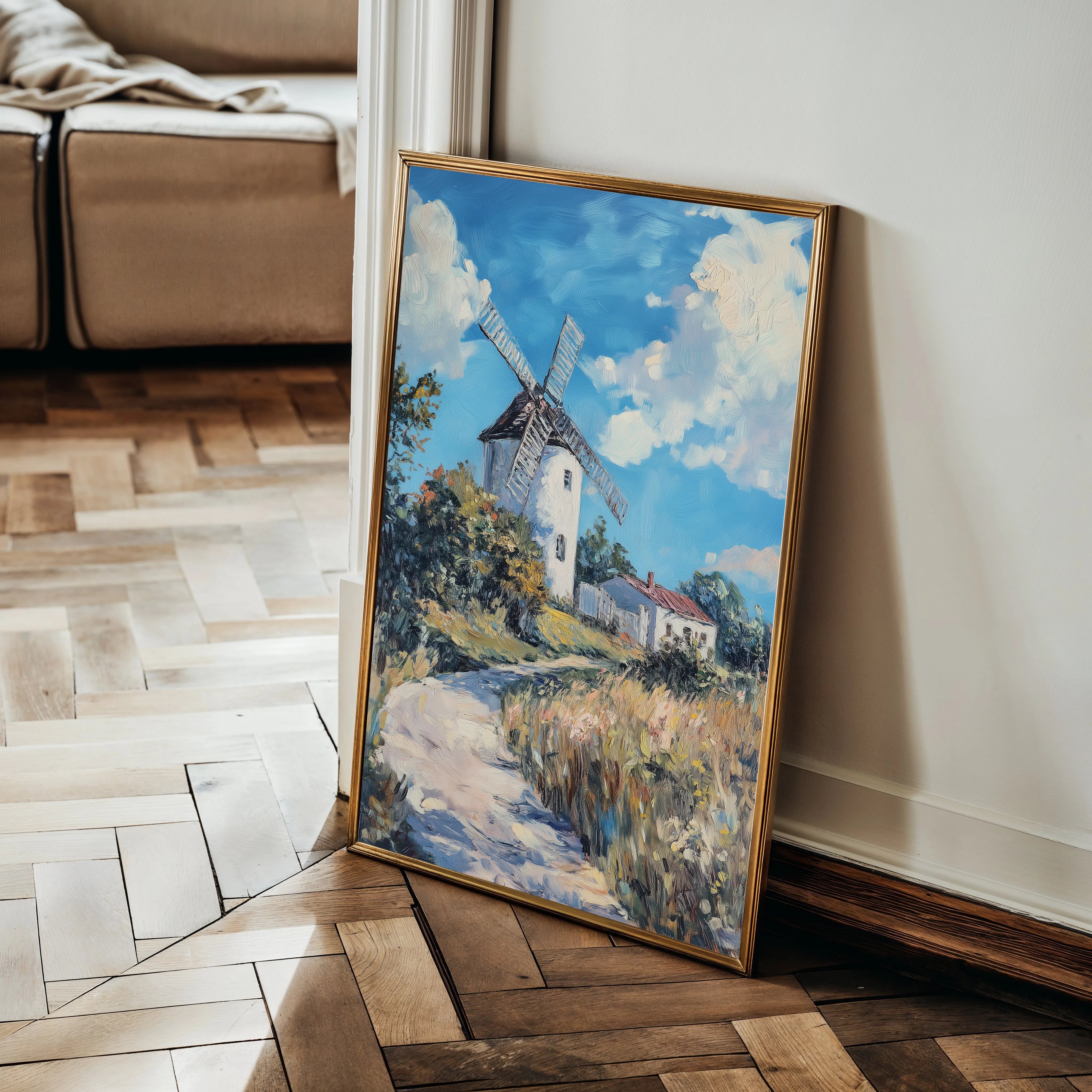Landscape 316 Canvas Art 18" x 24" / 45 x 60 cm / Black