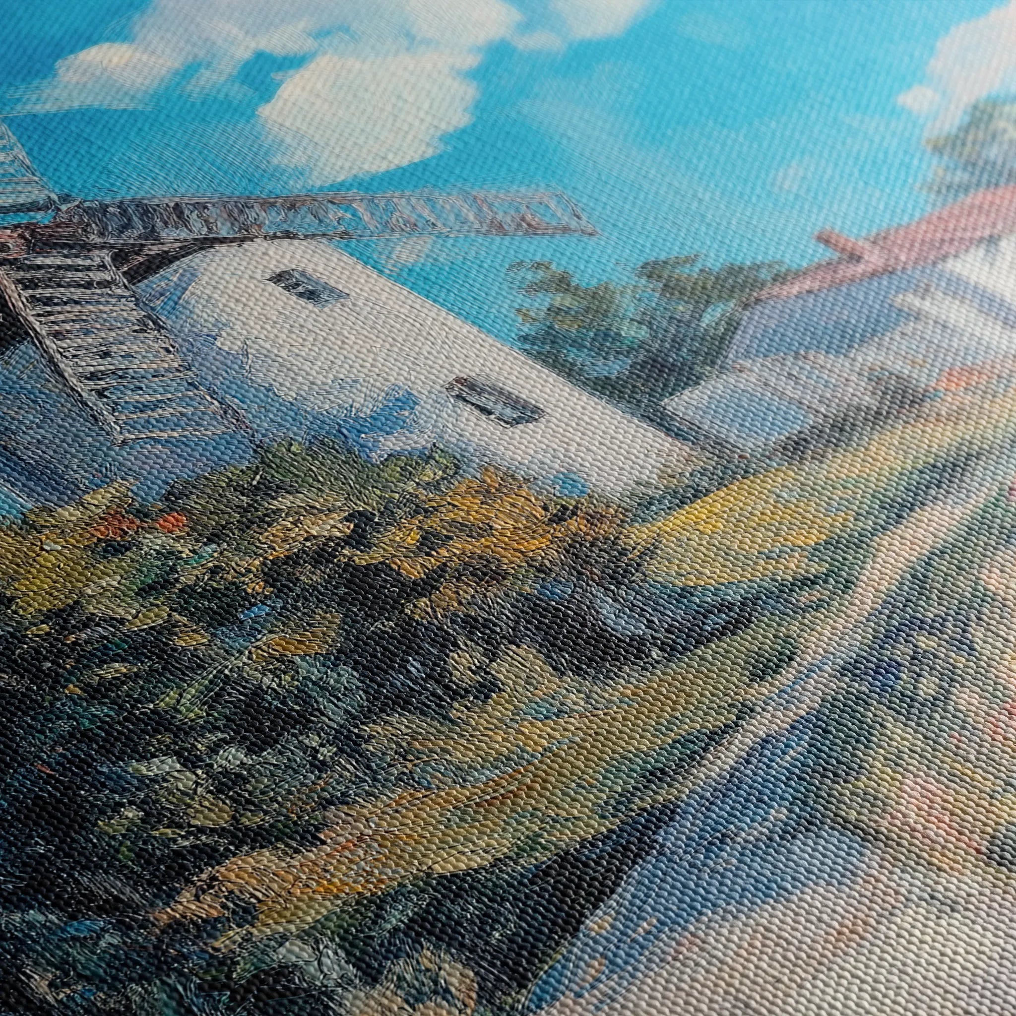 Landscape 316 Canvas Art 18" x 24" / 45 x 60 cm / Black