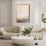 Abstract 317 Canvas Art 18" x 24" / 45 x 60 cm / Black
