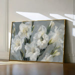 Floral 317 Canvas Art 18" x 24" / 45 x 60 cm / Black