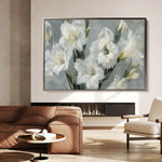 Floral 317 Canvas Art 18" x 24" / 45 x 60 cm / Black