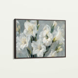 Floral 317 Canvas Art 18" x 24" / 45 x 60 cm / Black