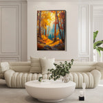 Landscape 317 Canvas Art 18" x 24" / 45 x 60 cm / Black