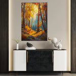 Landscape 317 Canvas Art 18" x 24" / 45 x 60 cm / Black
