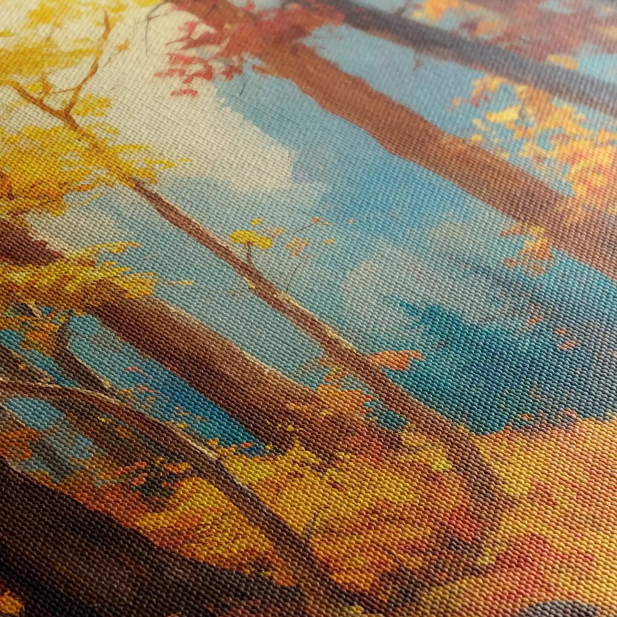 Landscape 317 Canvas Art 60 x 40 cm / Black