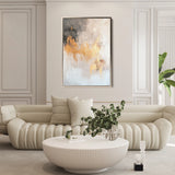 Abstract 318 Canvas Art 18" x 24" / 45 x 60 cm / Black