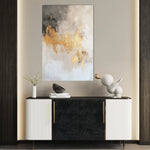 Abstract 318 Canvas Art 18" x 24" / 45 x 60 cm / Black