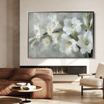 Floral 318 Canvas Art 60 x 40 cm / Black