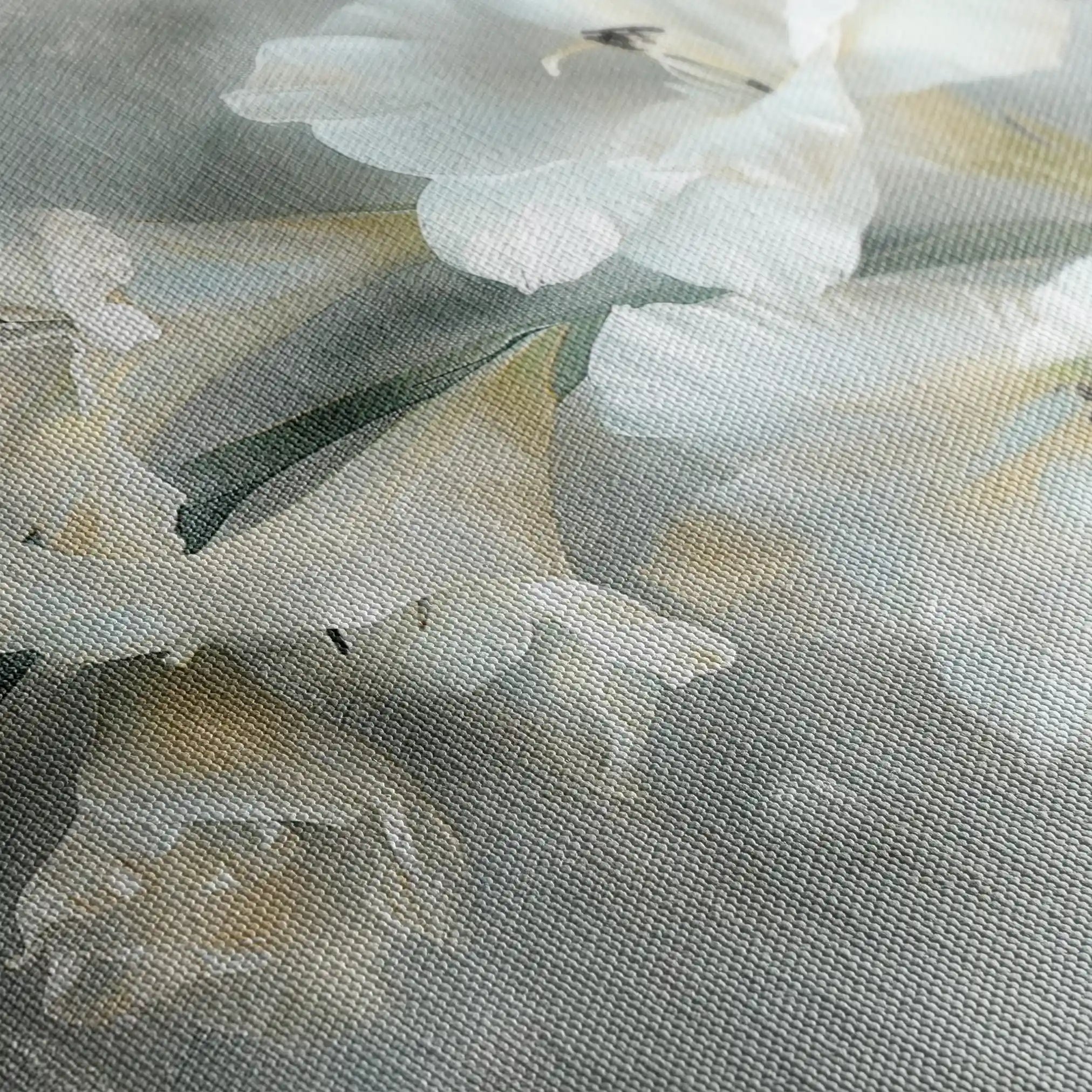 Floral 318 Canvas Art 60 x 40 cm / Black