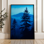Landscape 318 Canvas Art 18" x 24" / 45 x 60 cm / Black