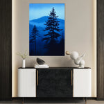 Landscape 318 Canvas Art 18" x 24" / 45 x 60 cm / Black