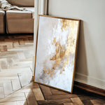 Abstract 319 Canvas Art 18" x 24" / 45 x 60 cm / Black