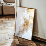 Abstract 319 Canvas Art 18" x 24" / 45 x 60 cm / Black