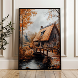 Landscape 319 Canvas Art 18" x 24" / 45 x 60 cm / Black