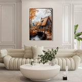 Landscape 319 Canvas Art 18" x 24" / 45 x 60 cm / Black