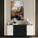Landscape 319 Canvas Art 18" x 24" / 45 x 60 cm / Black